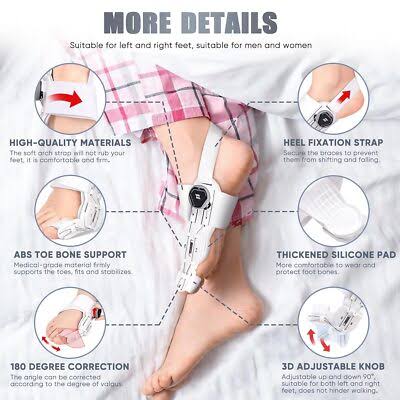 Bunion Splint with 3D Adjustment Knob – Foot Support & Correct