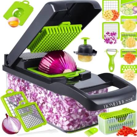 16-in-1 Multifunctional Vegetable Chopper | Smart Food Cutter, Slicer & Dicer